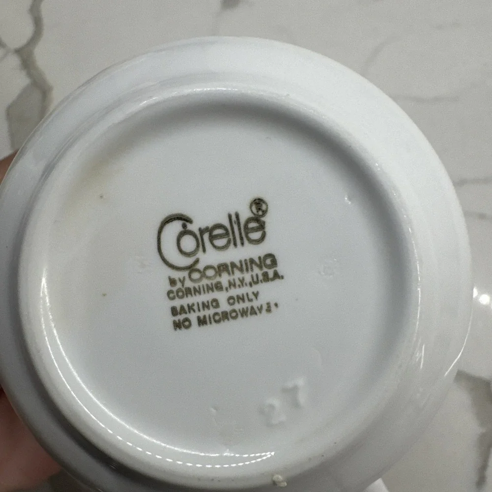 Set of 7 VTG '77 Corelle Indian Summer Mug Floral Tea Cup Retro 70s